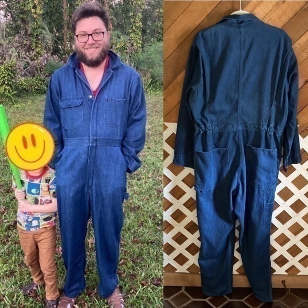 Vintage Big Mac denim jumpsuit size 42R